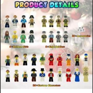 ⭐️ Mini Figure Toy, 36PCS Minifigures ,